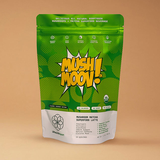 MushMoov | Coconut & Mushroom Matcha Beverage | Mushroom Drink